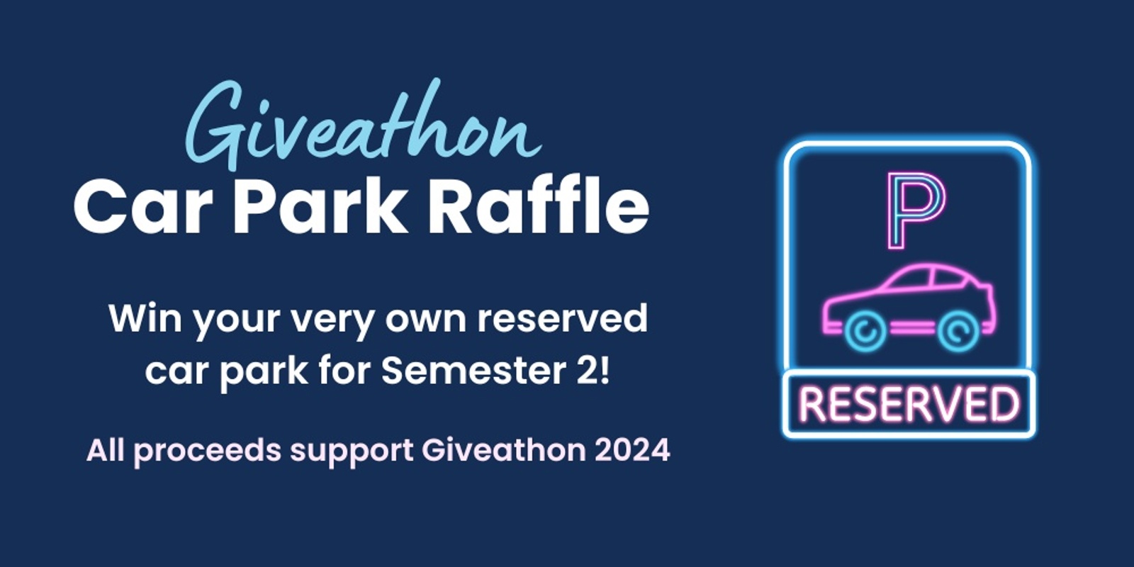 Banner image for Junior School Giveathon Car Park Raffle