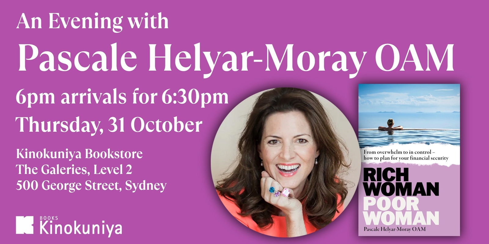 Banner image for An Evening with Pascale Helyar-Moray OAM