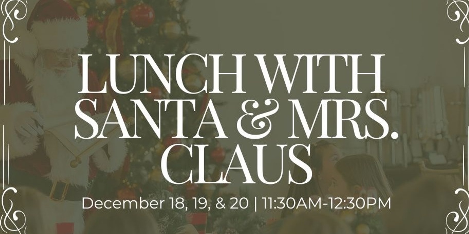 Banner image for Lunch with Santa and Mrs. Claus