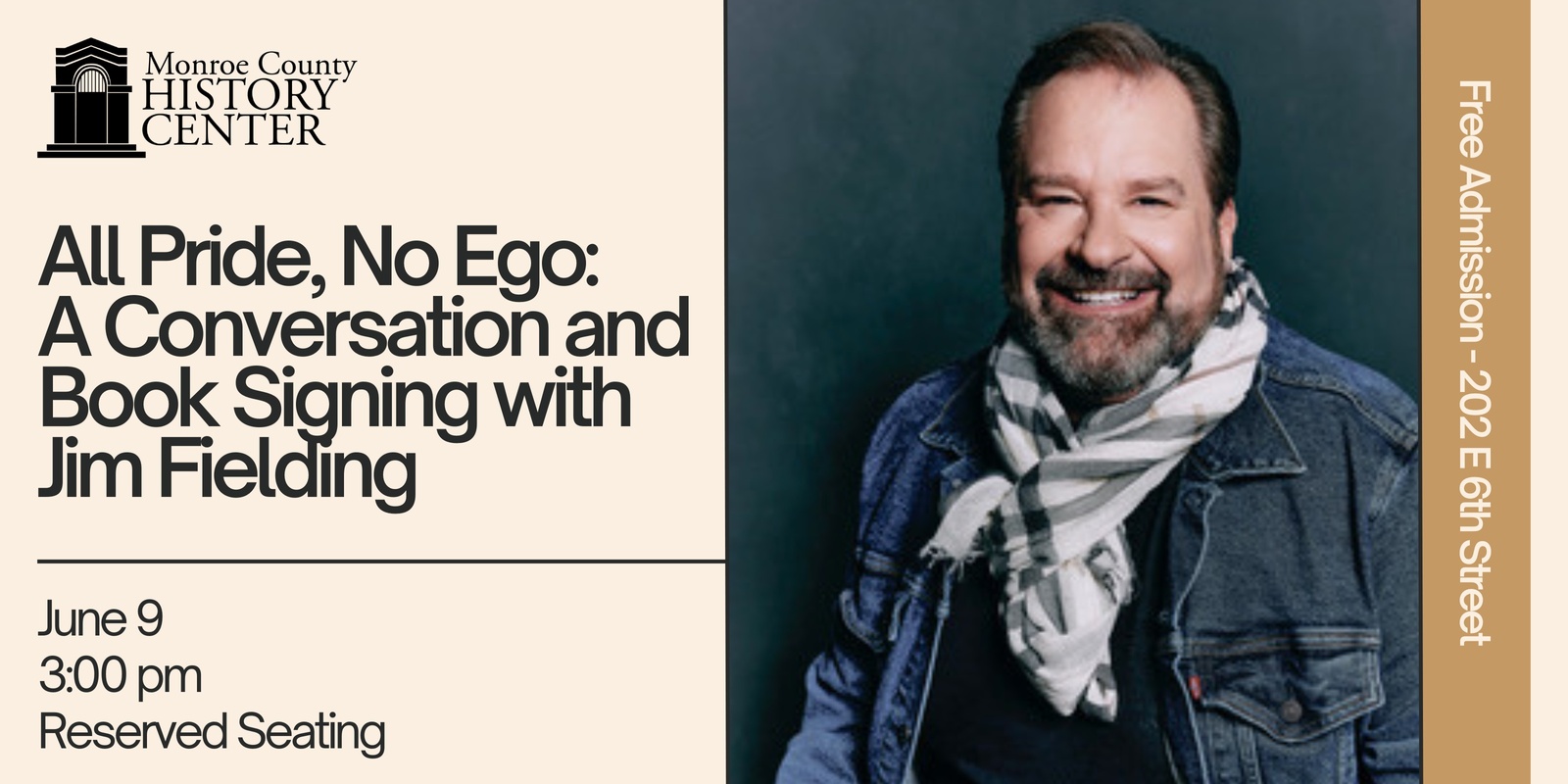 Banner image for All Pride, No Ego: A Conversation and Book Signing with Jim Fielding