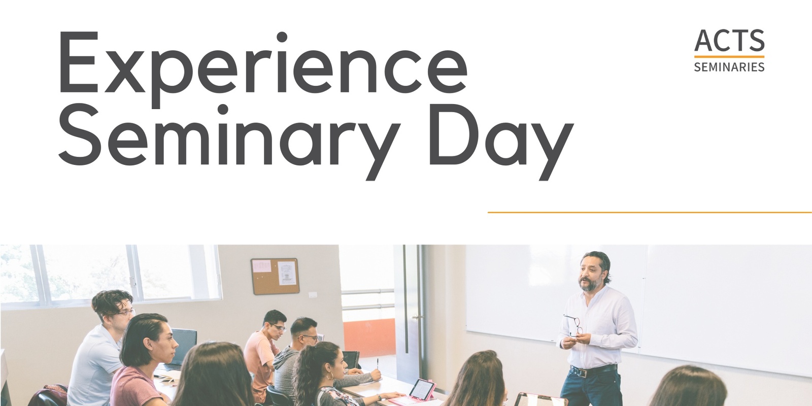 Banner image for Experience Seminary Day