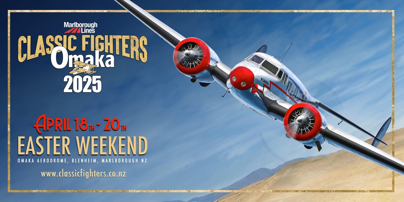 Banner image for Marlborough Lines Classic Fighters Airshow 2025