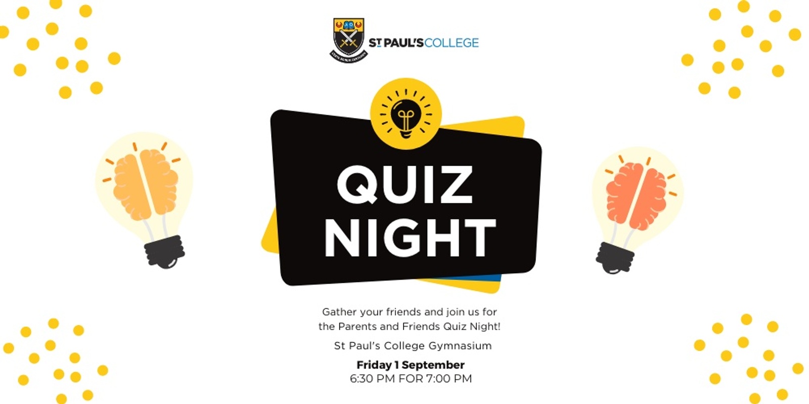 Banner image for Parents and Friends Quiz Night
