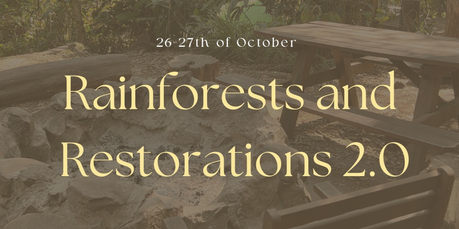 Banner image for 🌺 Rainforest and Restoration 2.0 Girls Weekend Away 