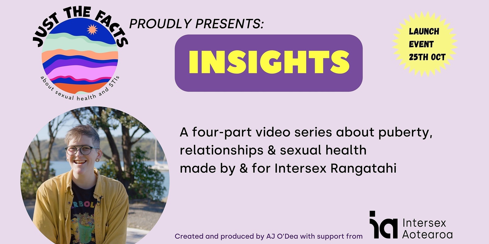 Banner image for Insights: A 4-part video series made by & for intersex rangatahi