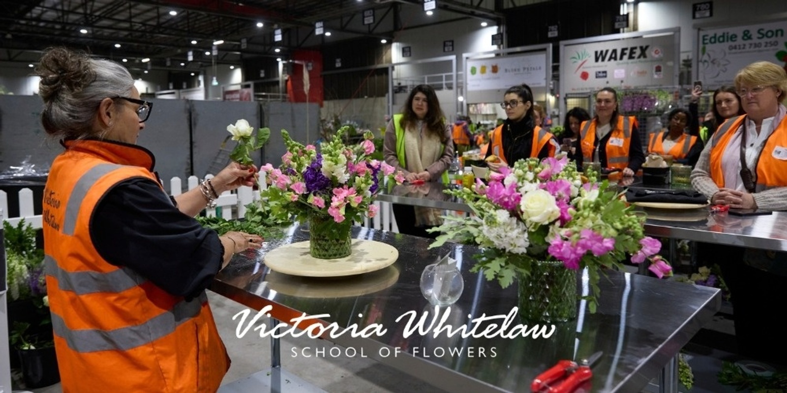 Banner image for Floral Workshop & Flower Market Tour with Victoria Whitelaw