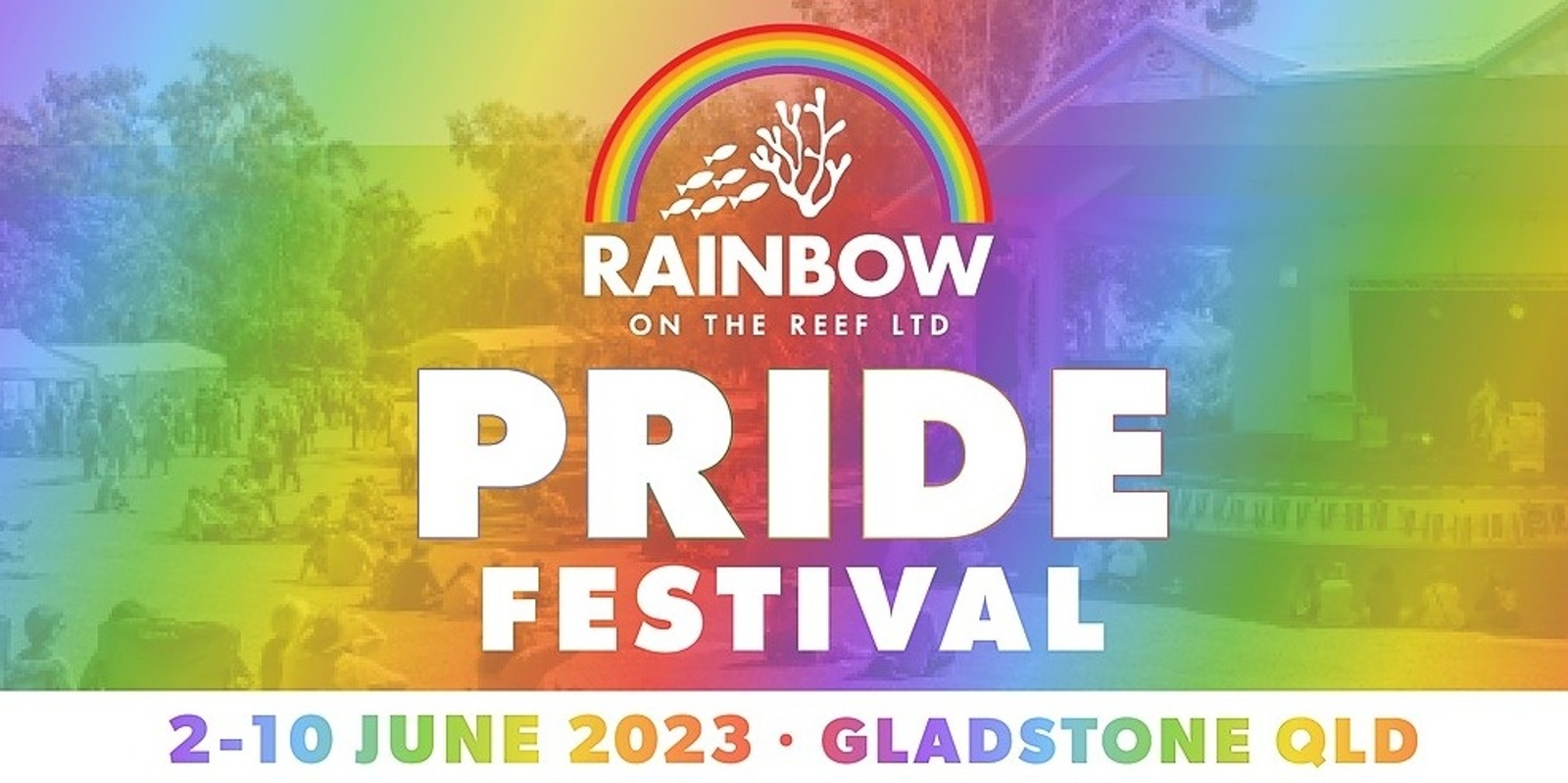 Banner image for Rainbow on the Reef Pride Festival 2023