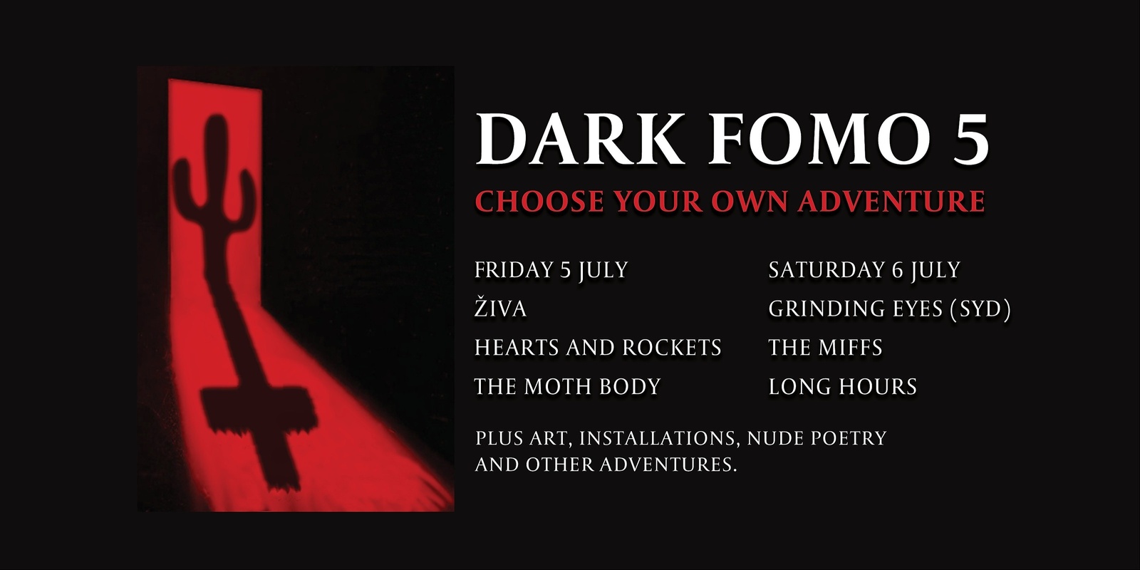 Banner image for Dark FOMO 5 - Choose Your Own Adventure
