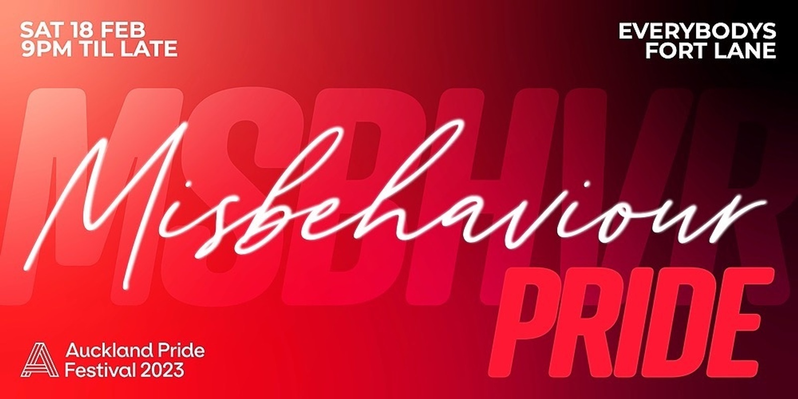Banner image for MISBEHAVIOUR: PRIDE