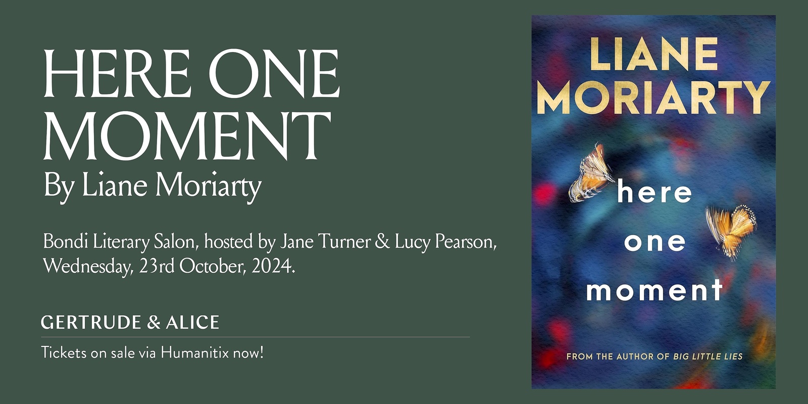 Banner image for Bondi Literary Salon October Book Club: Here One Moment