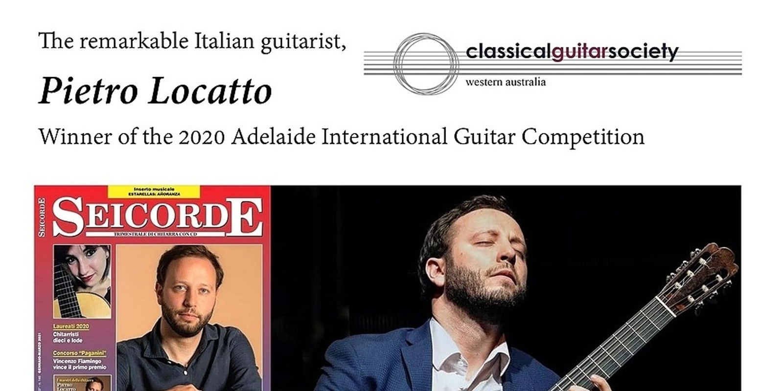 Banner image for Pietro Locatto: Guitar Recital