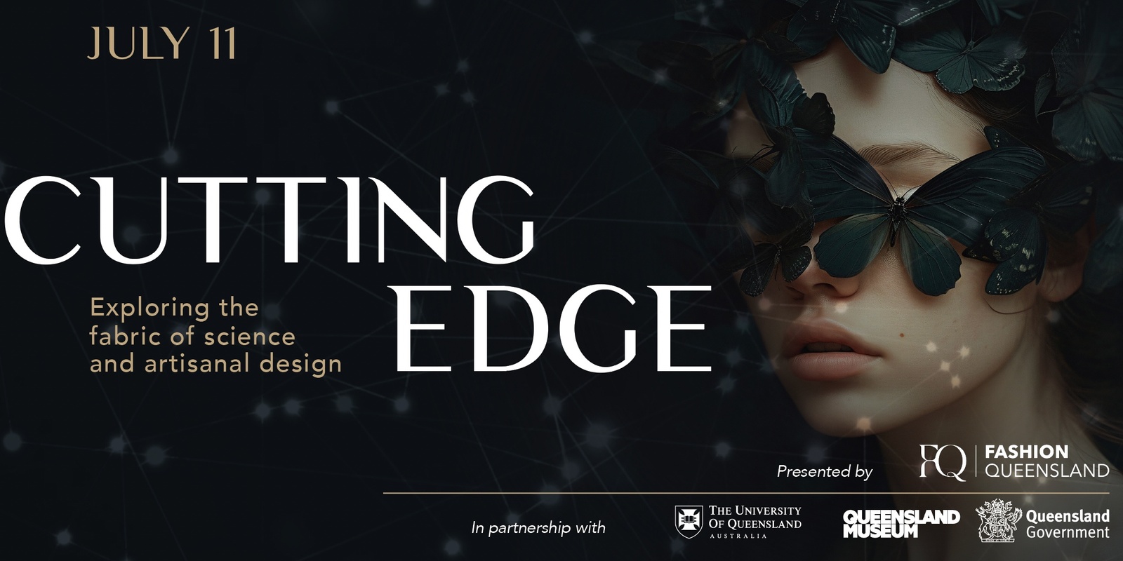 Banner image for Cutting Edge: A gala dinner exploring the Fabric of Science and Artisanal Design, presented by Fashion Queensland