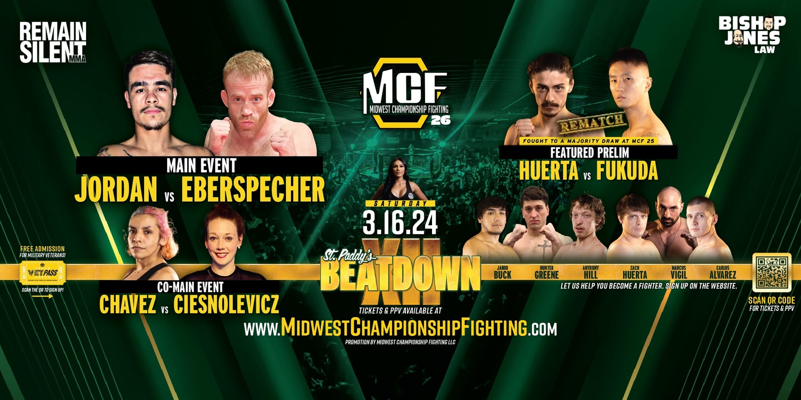 Banner image for MCF 26: St. Paddy's Beatdown XII