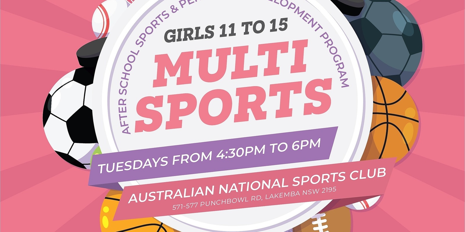 Banner image for TERM 4 LMA Girls After School Sports and Personal Development Program