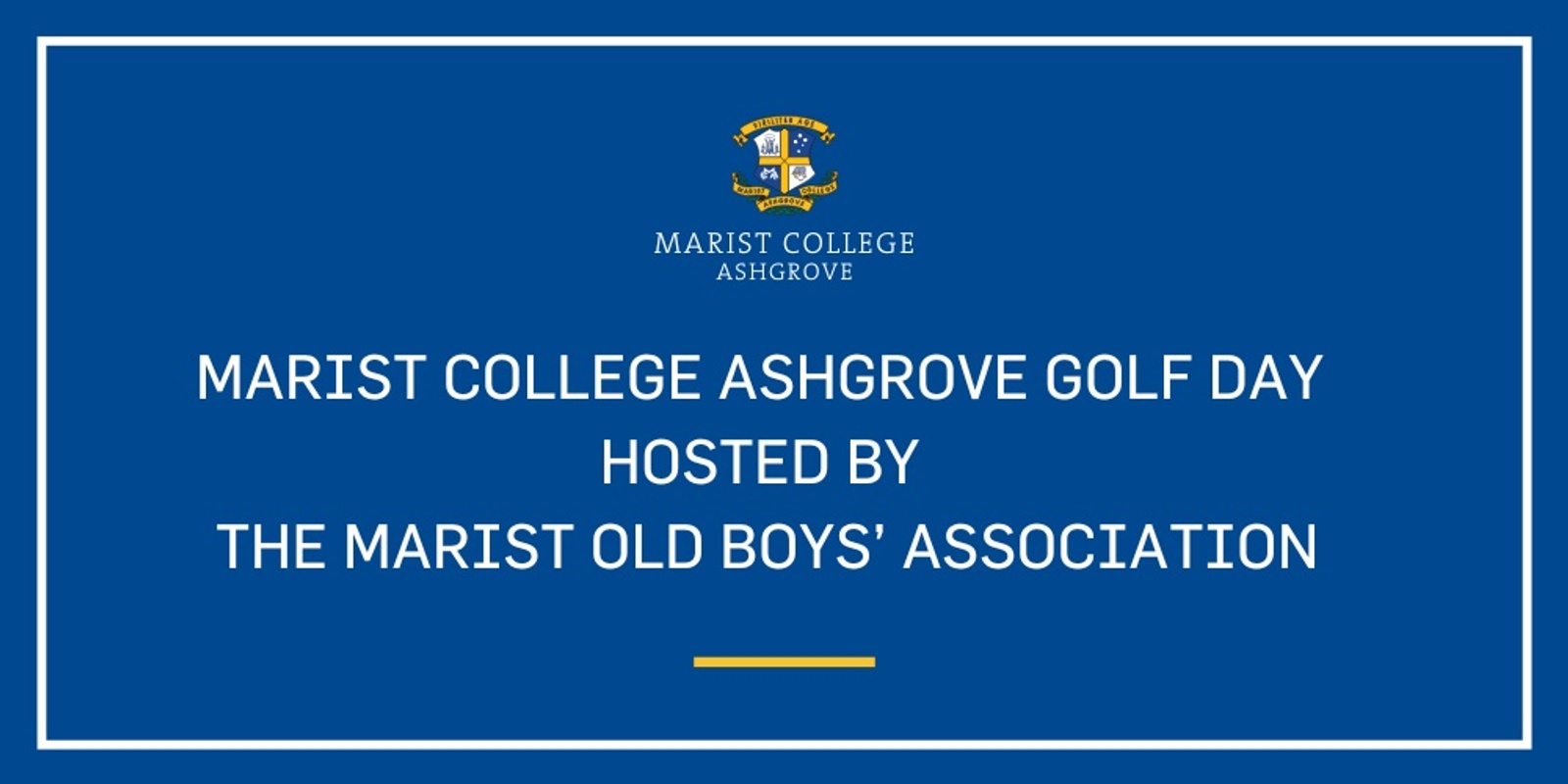 Banner image for 2024 Marist College Ashgrove Golf Day hosted by the Marist Old Boys' Association