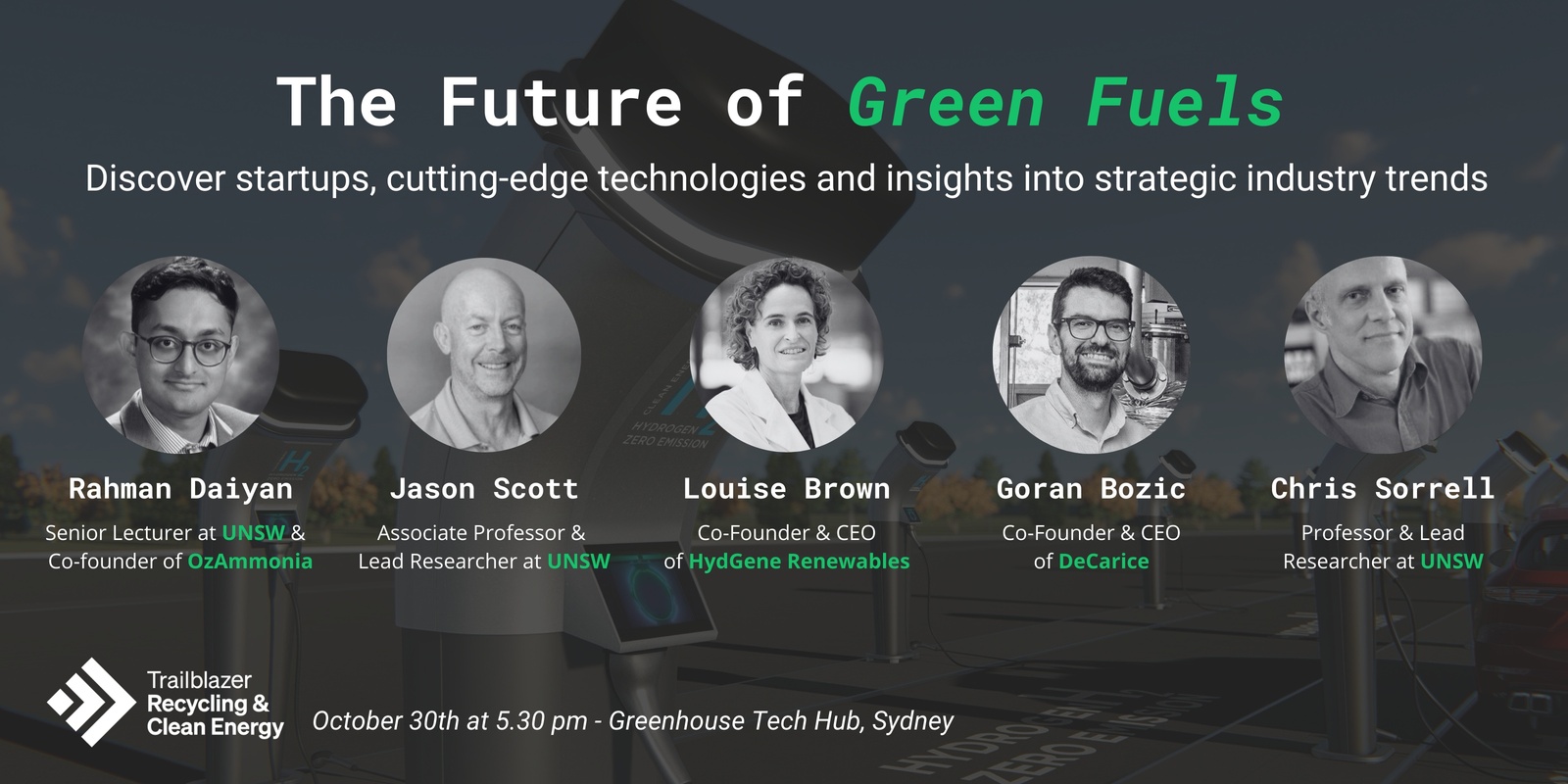 Banner image for The Future of Green Fuels - startups, cutting-edge technologies and insights into strategic industry trends