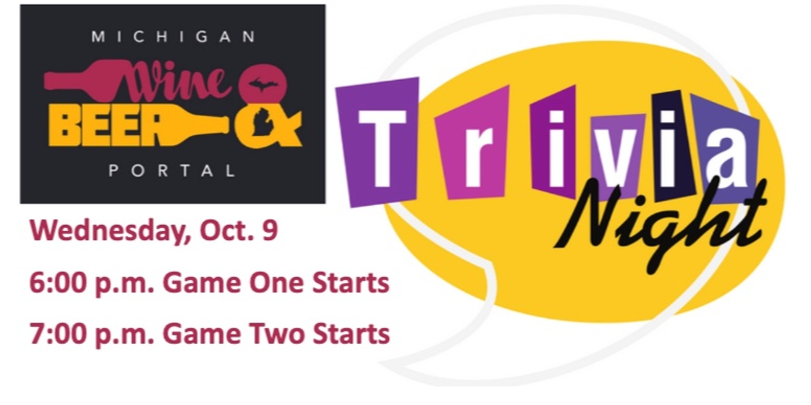 Banner image for Trivia Night - Wine Down Wednesday October 9, 2024