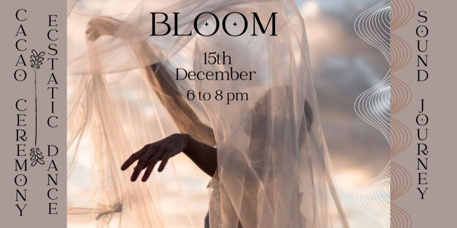 Banner image for BLOOM- ECSTATIC DANCE, CACAO CEREMONY AND SOUND HEALING