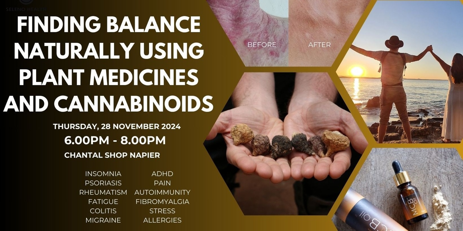 Banner image for Finding balance naturally using plant medicines and cannabinoids - Napier