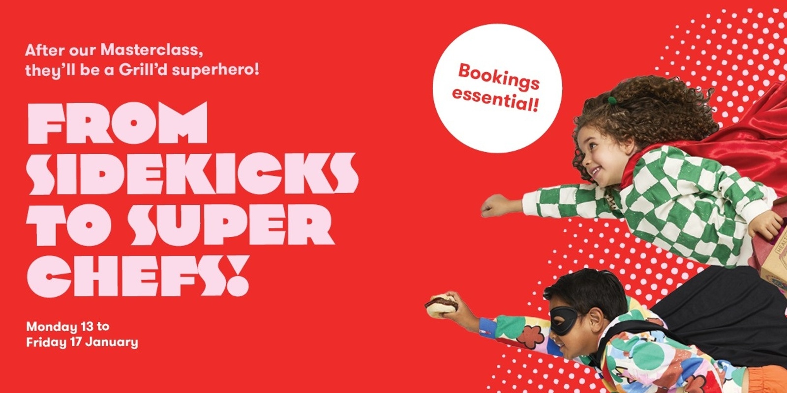 Banner image for Grill'd Kids Burger Marking Masterclass 