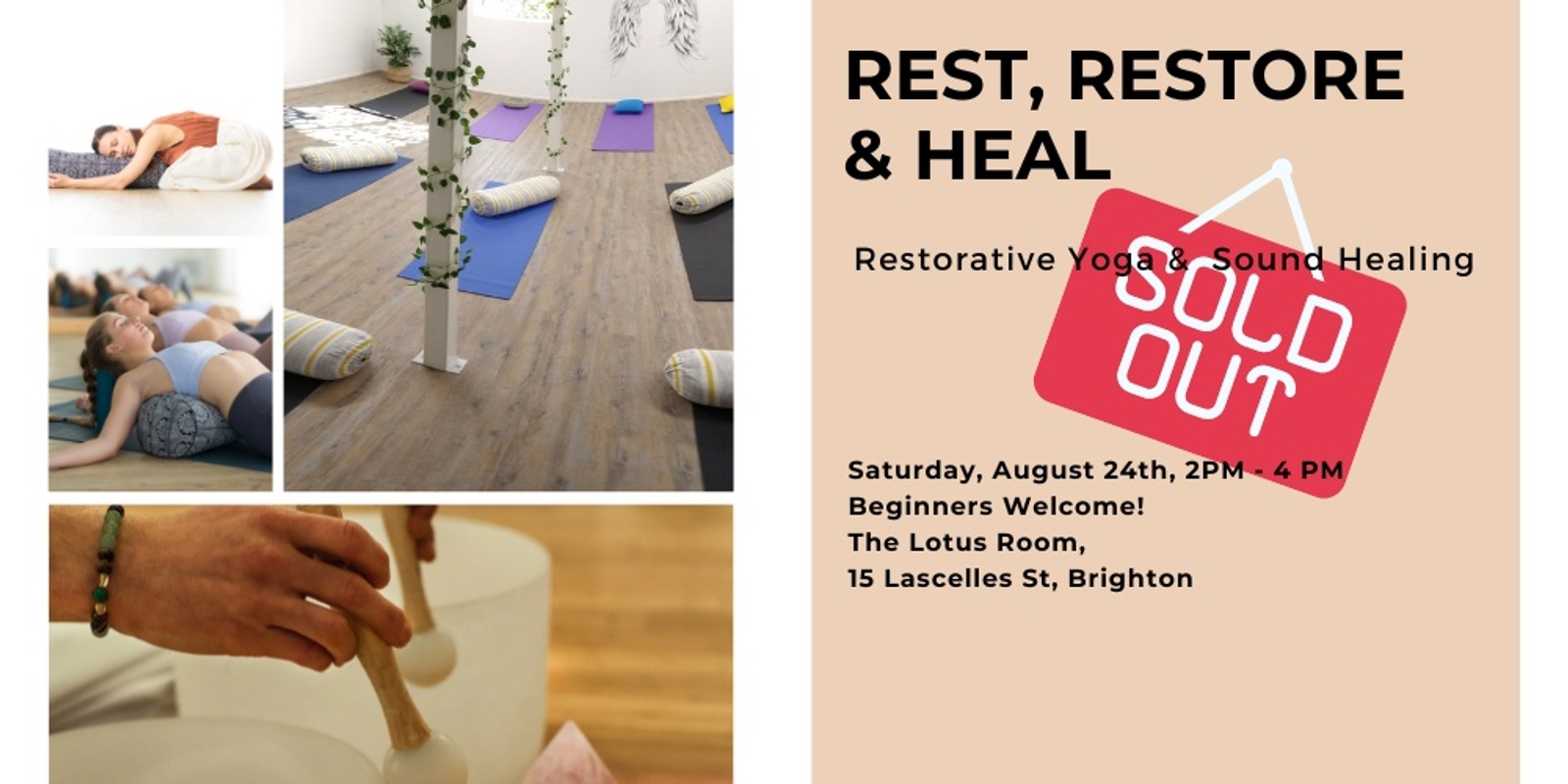 Banner image for Rest, Restore & Heal