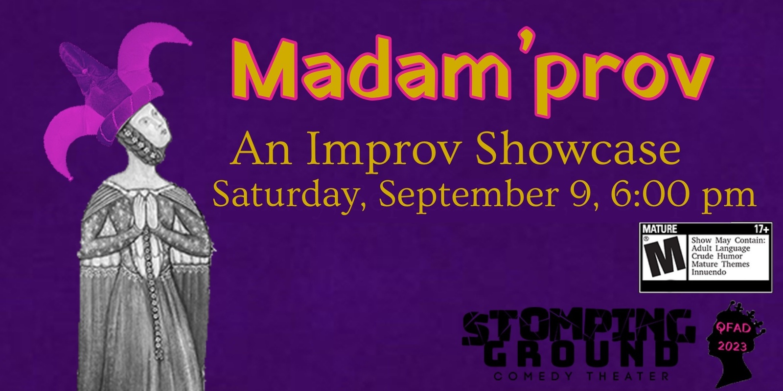 Banner image for Queen for a Day Presents: Madam'prov