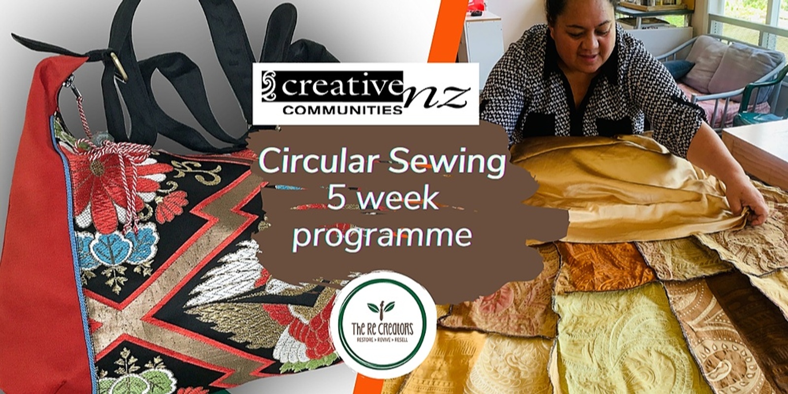 Banner image for Circular Fashion (Sewing, Upcycling and Design) 5 Week Programme, West Auckland's RE: MAKER SPACE, 7 February-7 March, Tuesdays 6.30-8.30pm