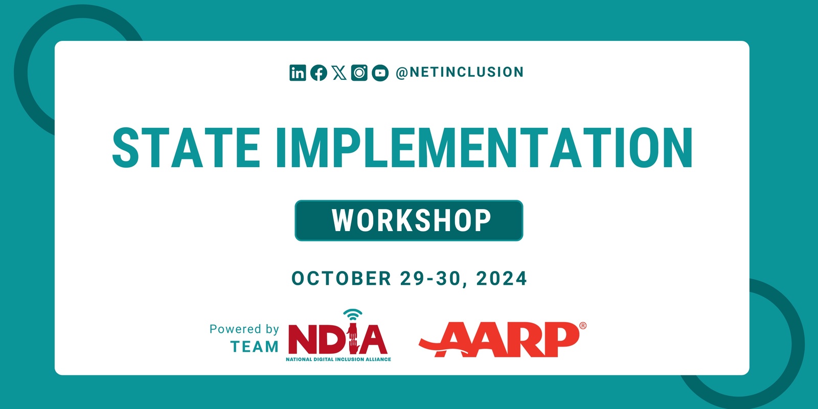 Banner image for State Implementation Workshop