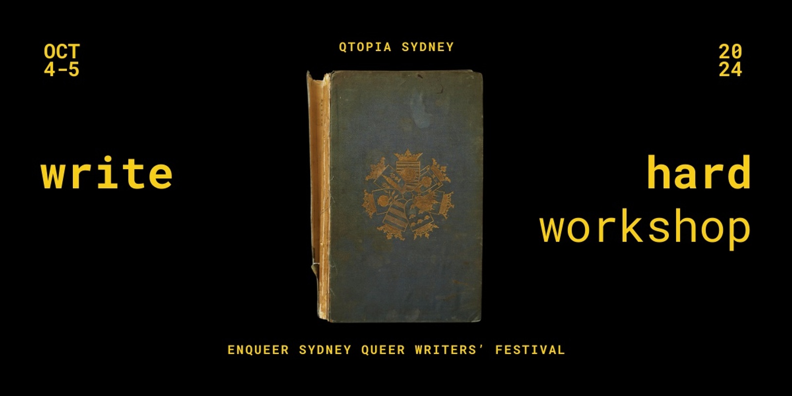 Banner image for Write Hard: LGBTQIA+ creative writing workshop 