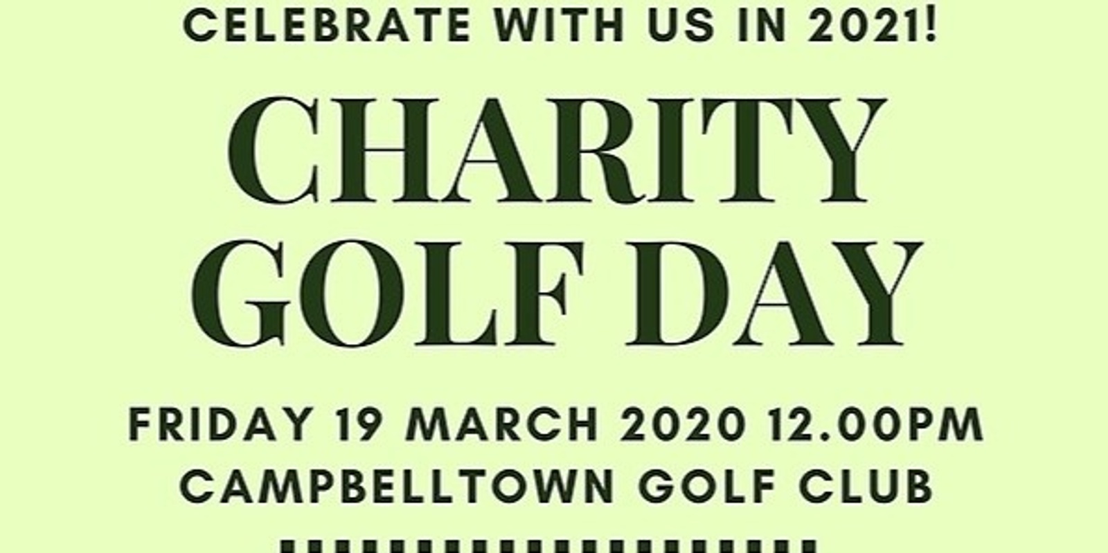 Banner image for Youth Solutions Golf Day 2021