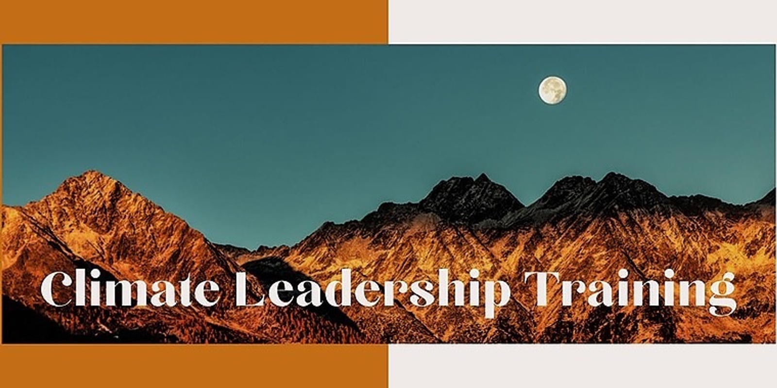 Banner image for Climate Leadership Training