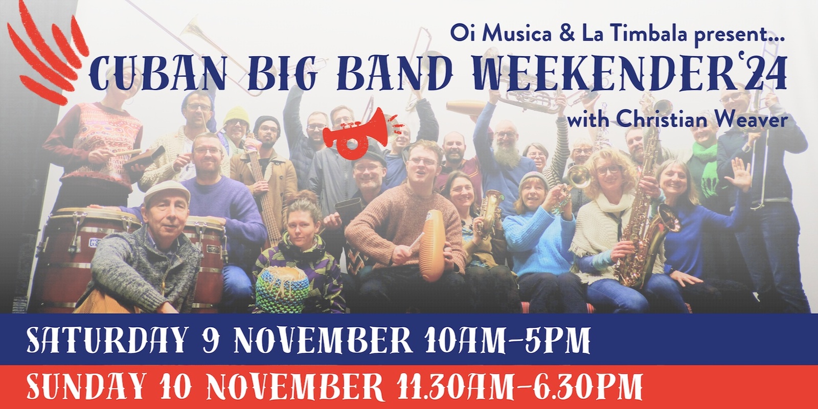 Banner image for Oi Musica & La Timbala present... Cuban Big Band Weekender '24