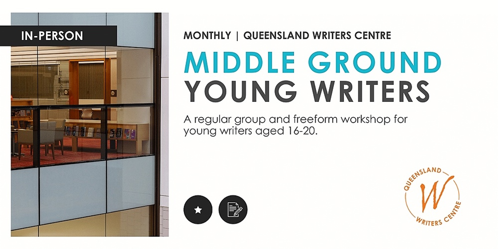 Banner image for Middle Ground - Young Writers Group