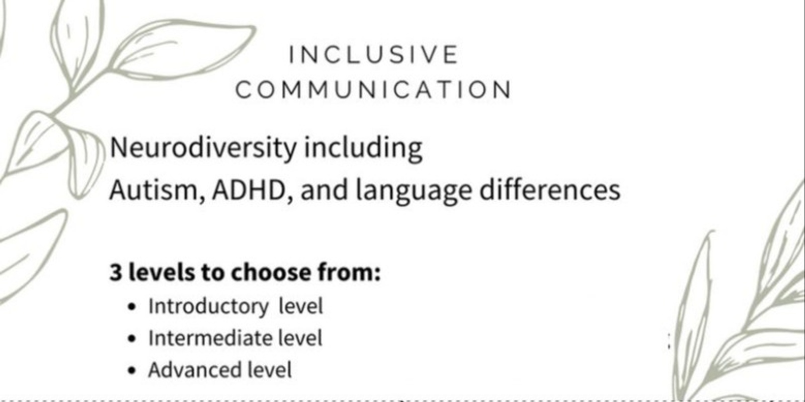 Banner image for Neurodiversity webinars covering autism, ADHD, and language challenges