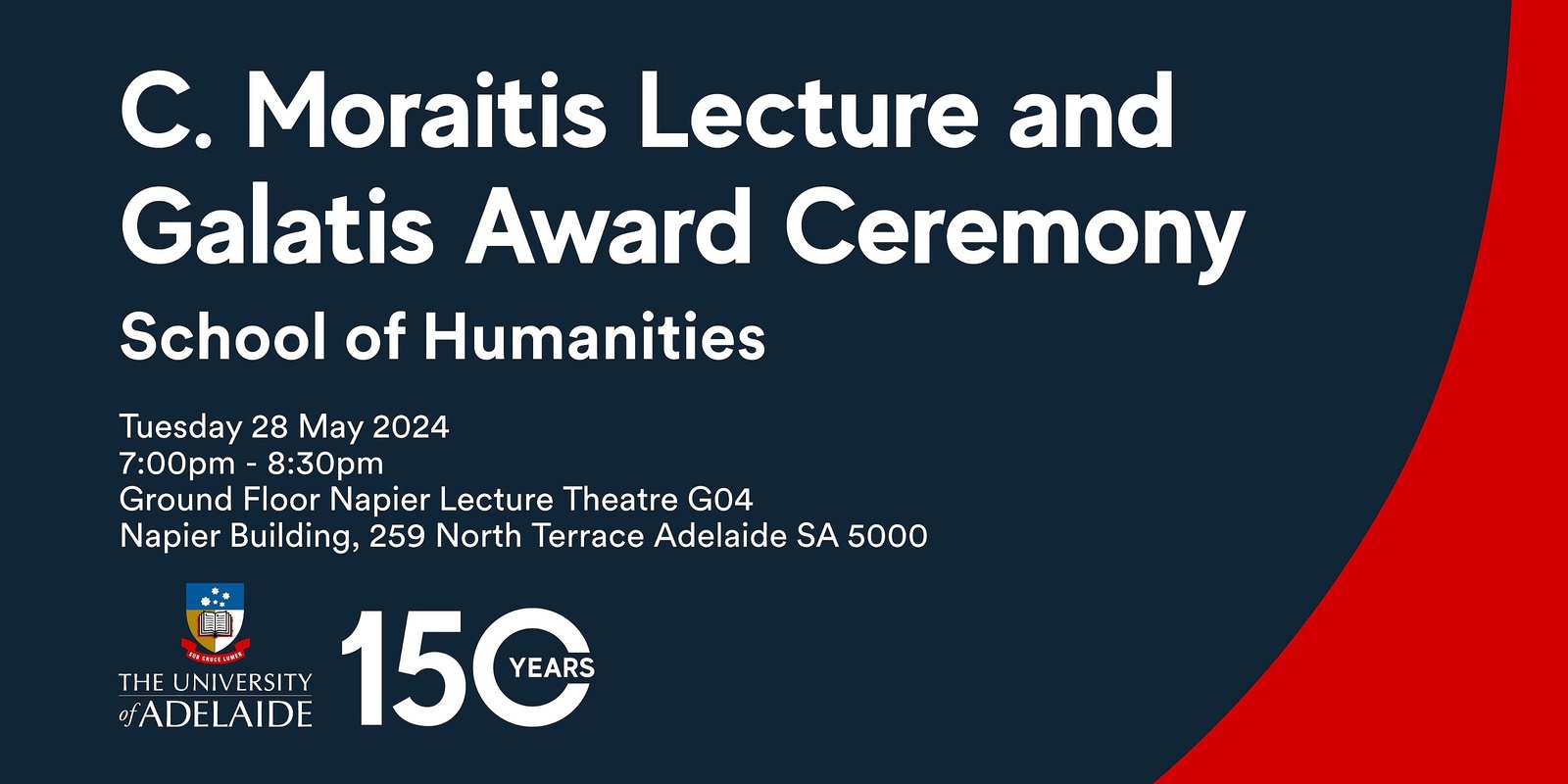 Banner image for C.Moraitis Lecture and Galatis Award Ceremony