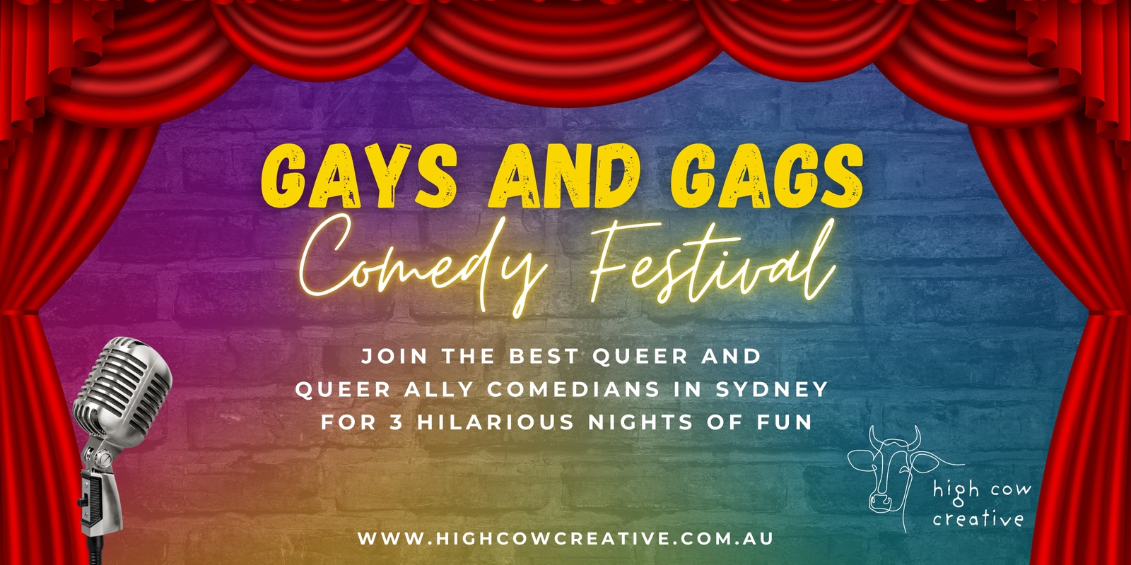 Banner image for Gays and Gags Comedy Festival