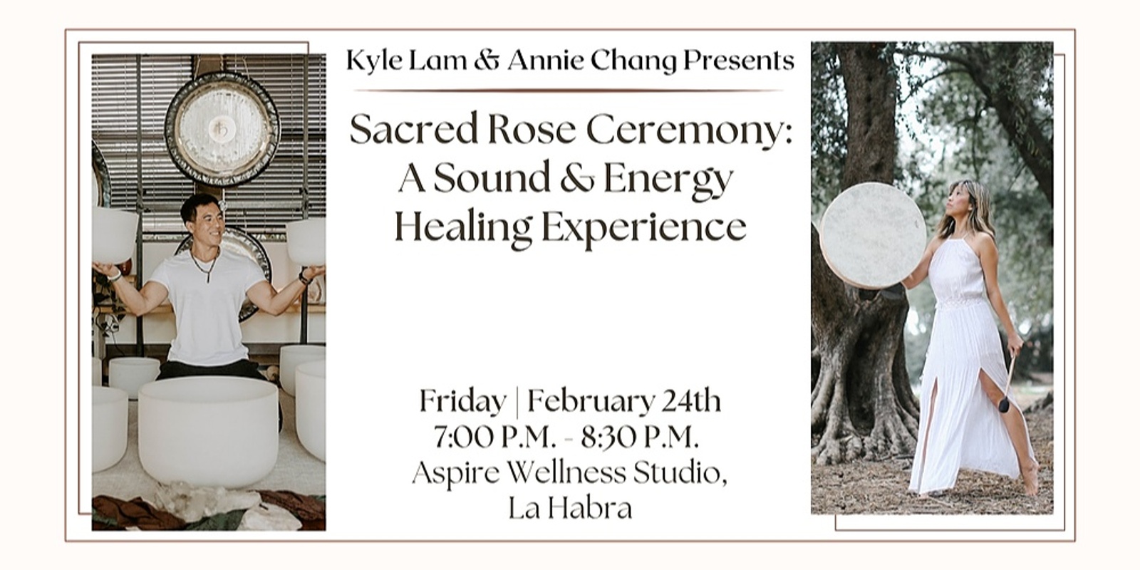 Banner image for Sacred Rose Ceremony: A Sound & Energy  Healing Experience + CBD (La Habra)