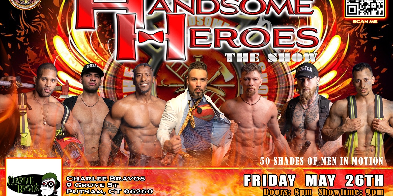 Putnam, CT - Handsome Heroes The Show: The Best Ladies Night' Out of All Time!