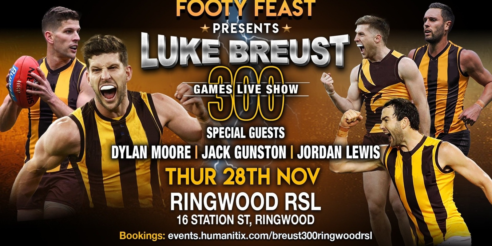 Banner image for Luke Breust 300 Games "Live Show"