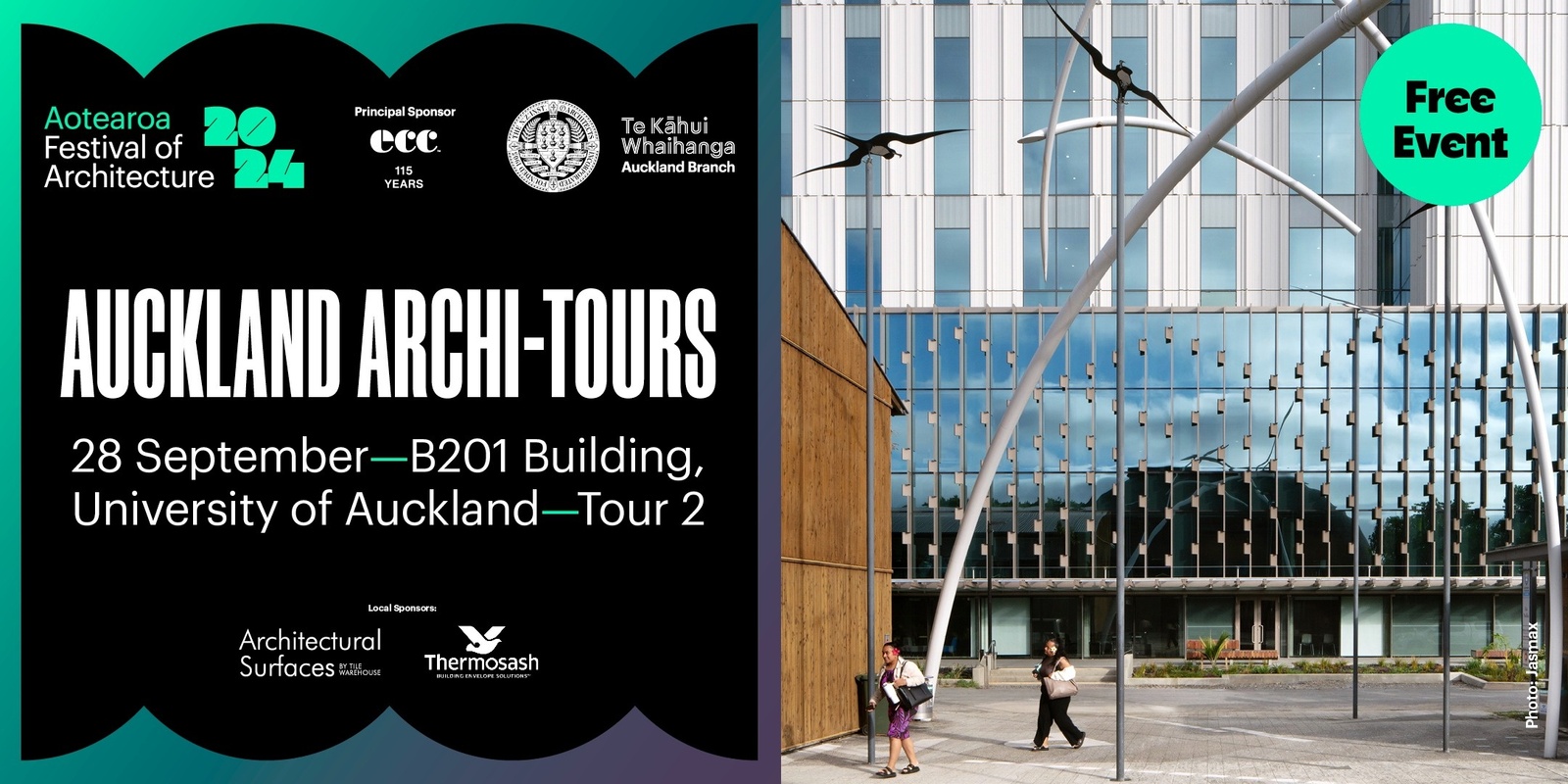 Banner image for Auckland Archi-tours - B201 University of Auckland - 2nd Tour