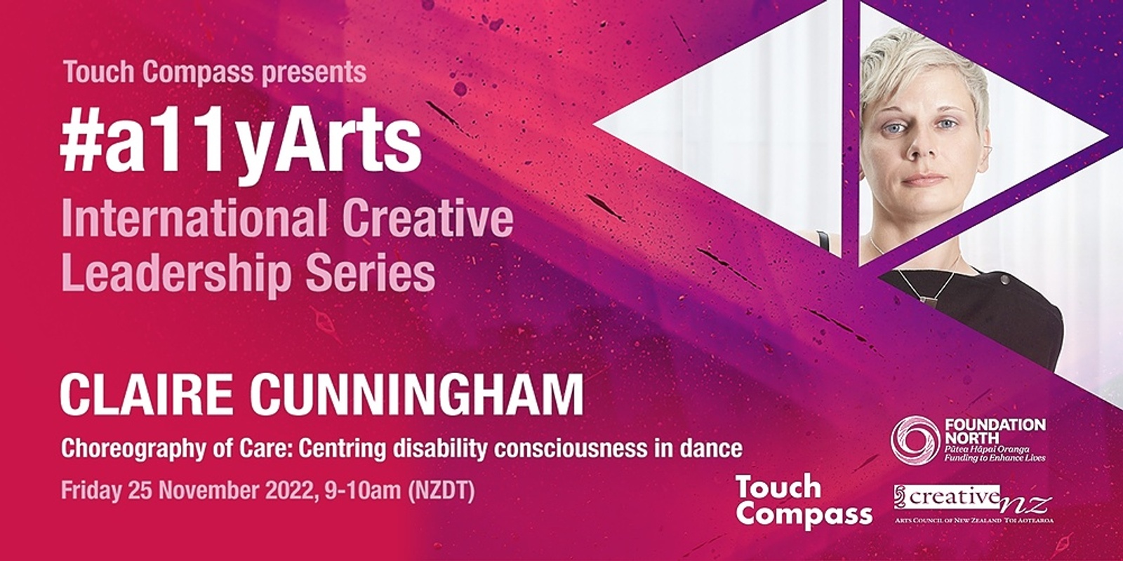 Banner image for #a11yArts International Creative Leadership Series - The Choreography of Care: Centring disability consciousness in dance