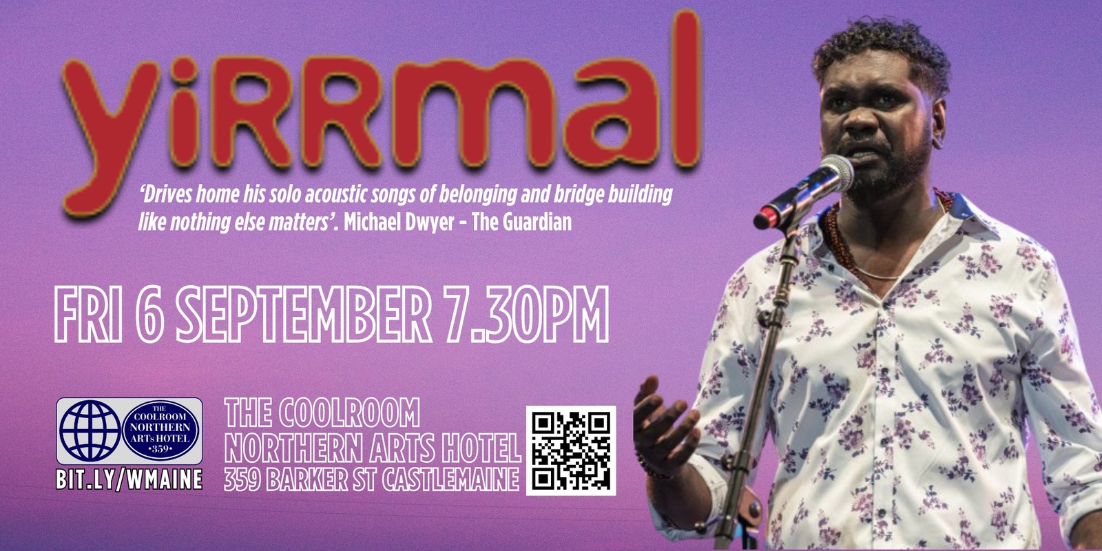 Banner image for Yirrmal~ Live at The Coolroom