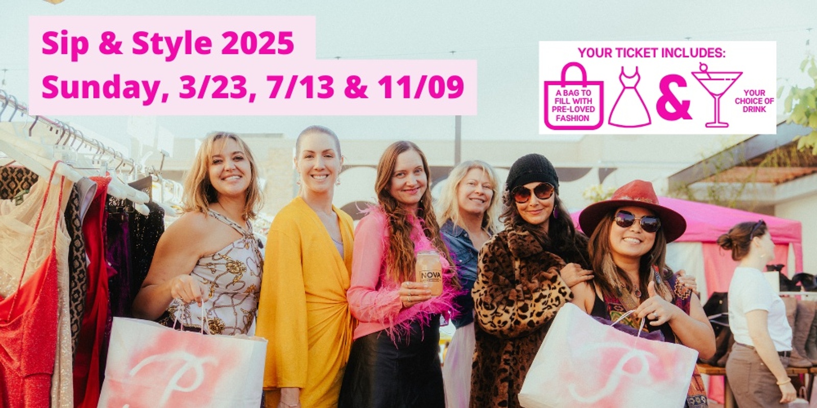 Banner image for Sip and Style - reserve your closet refresh for 2025!