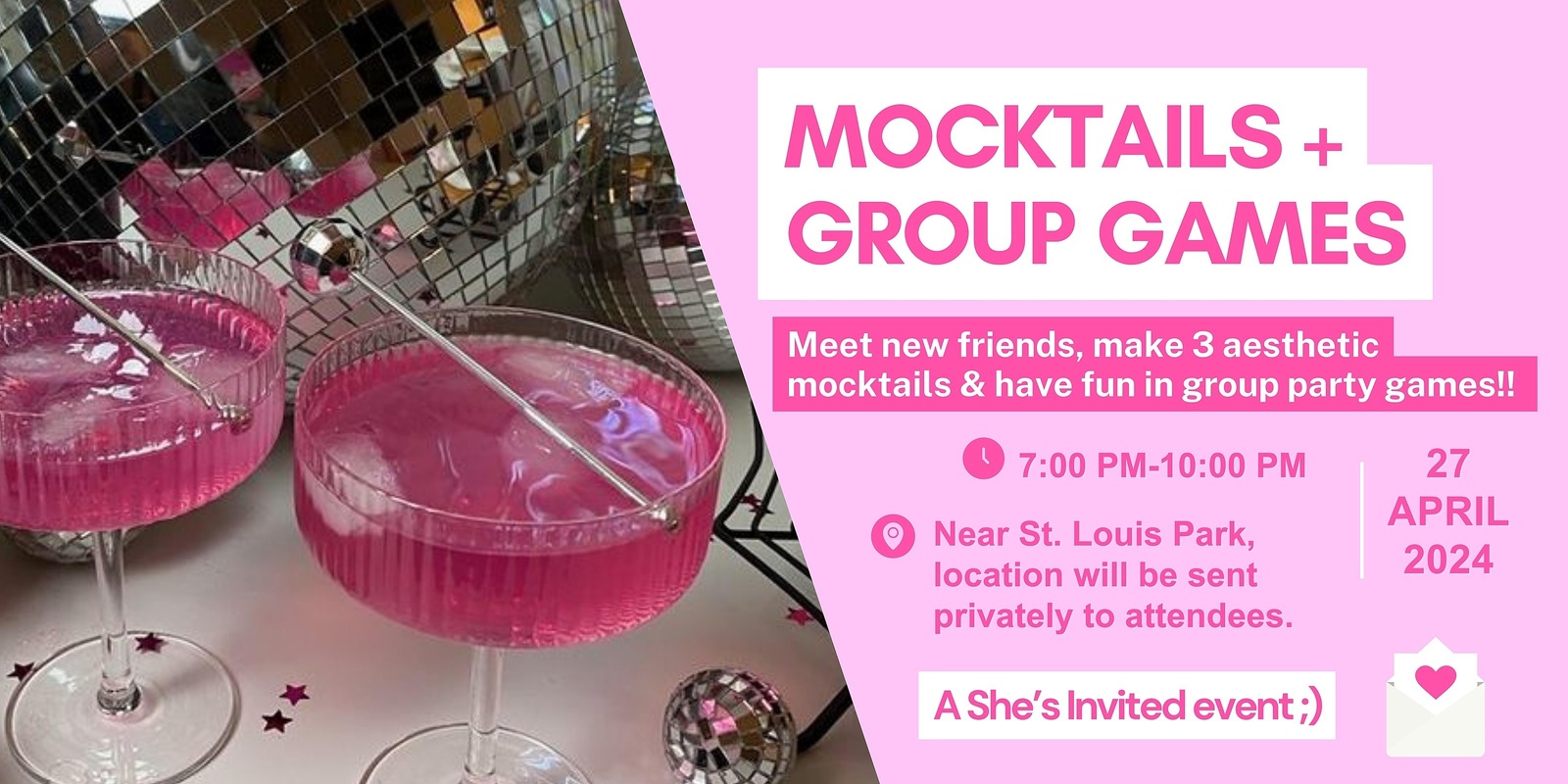 Banner image for Mocktails + Group Party Games