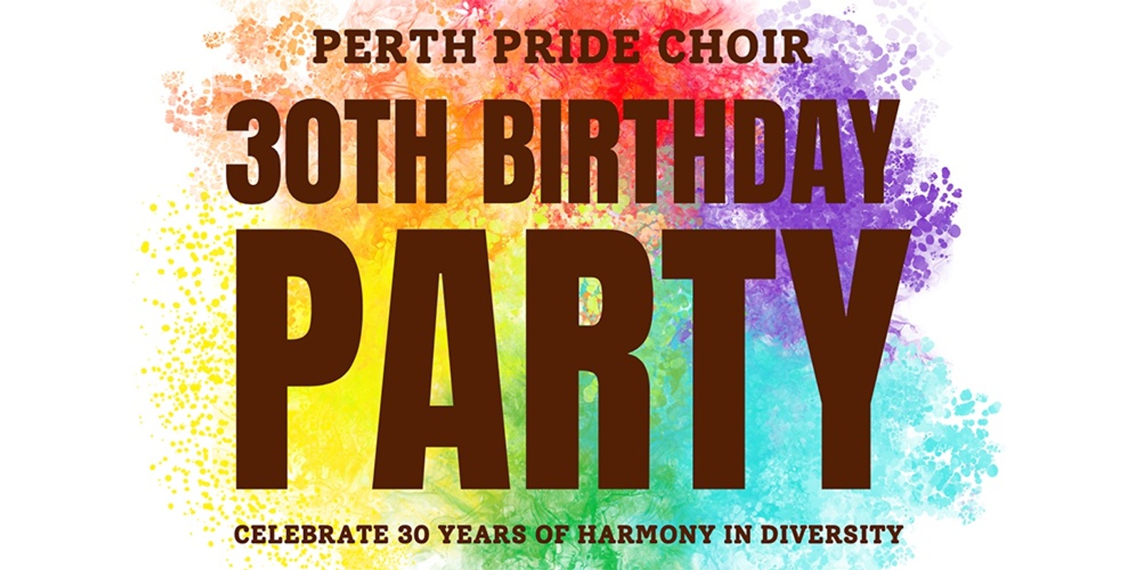 Banner image for Perth Pride Choir 30th Birthday Party