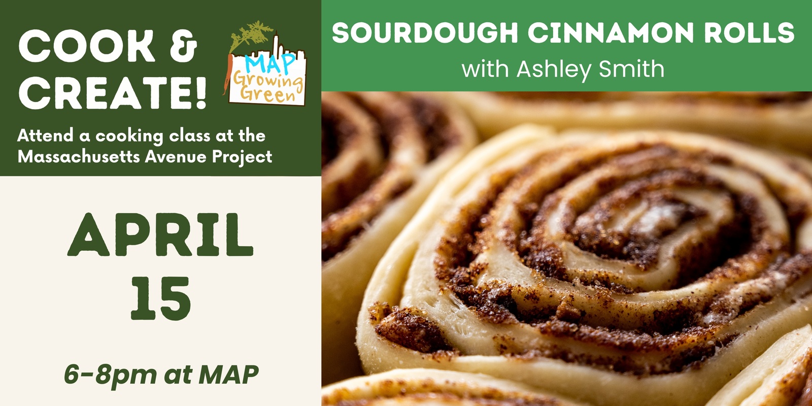 Banner image for Sourdough Cinnamon Buns Cooking Class