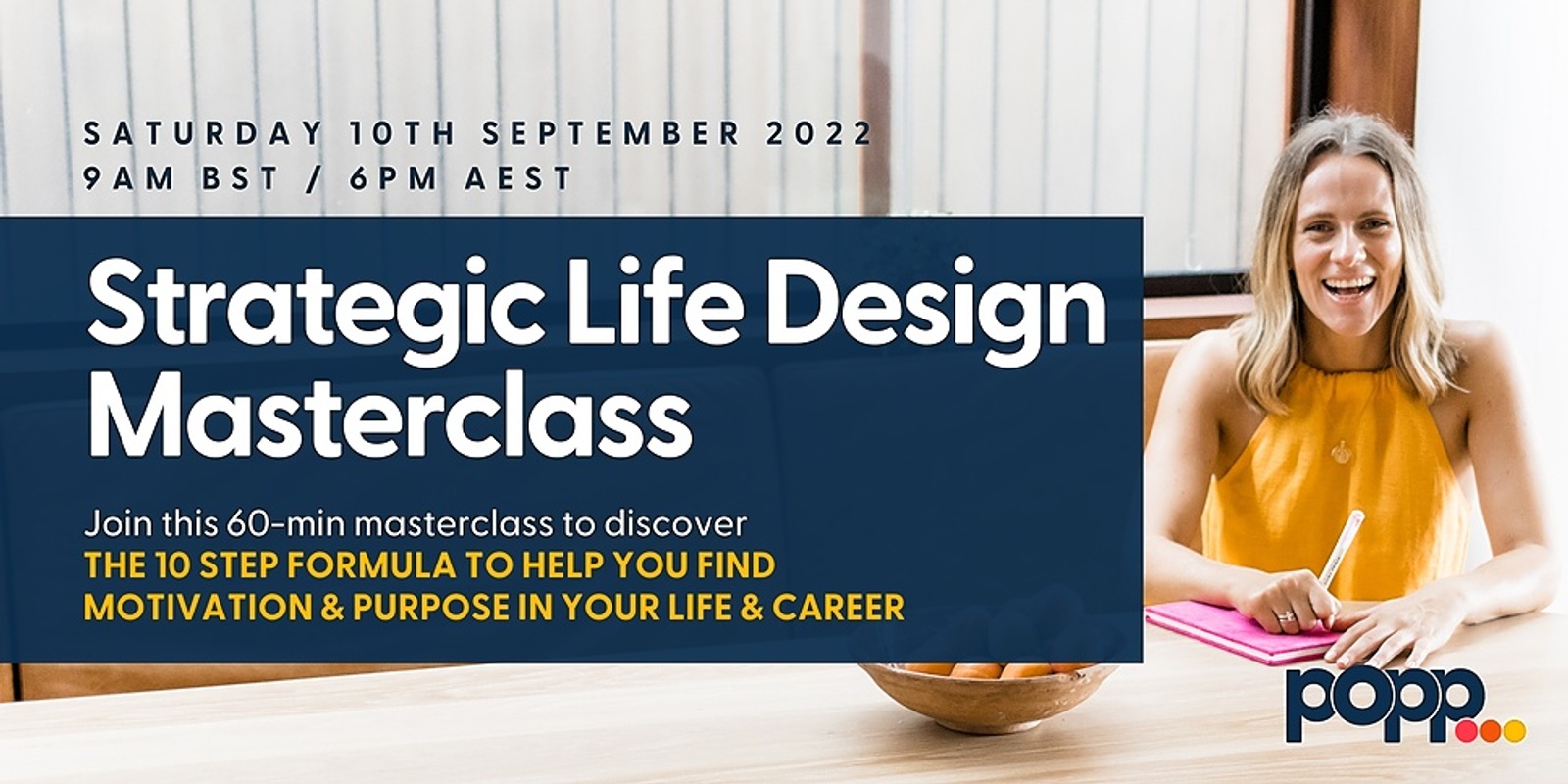 Banner image for Strategic Life Design Masterclass