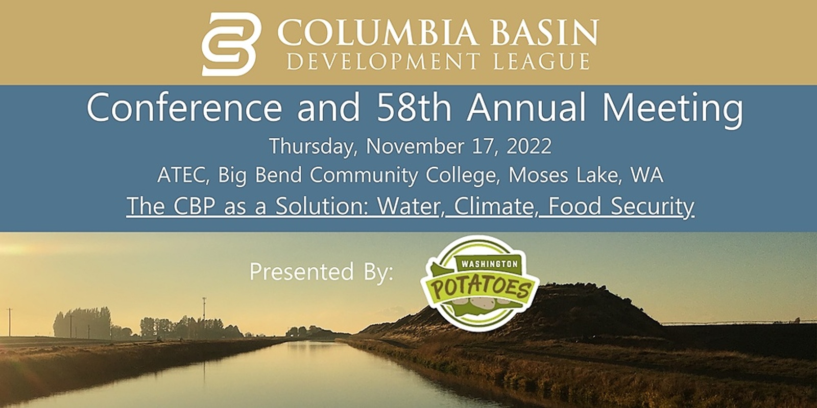 Columbia Basin Development League- Conference and 58th Annual Conference