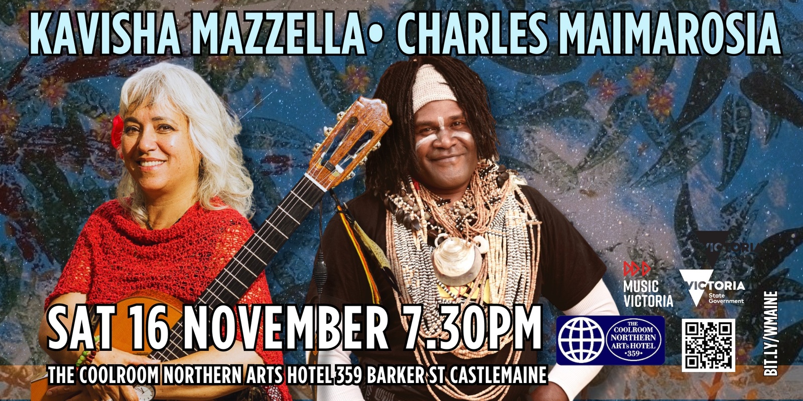 Banner image for Kavisha Mazzella with Charles Maimarosia