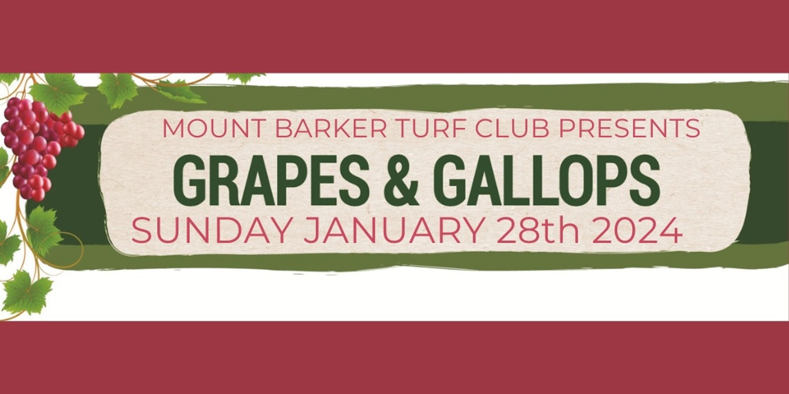 Banner image for Mount Barker Turf Club Grapes & Gallops 2024